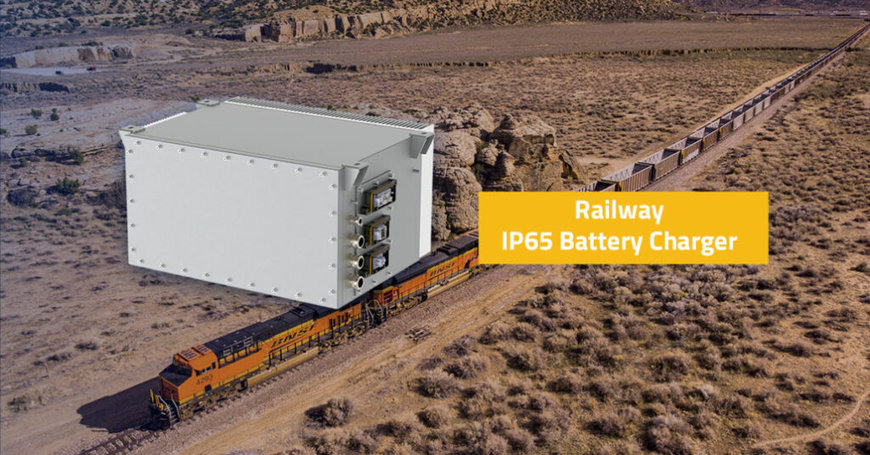 Railway battery charger with IP65 for desert